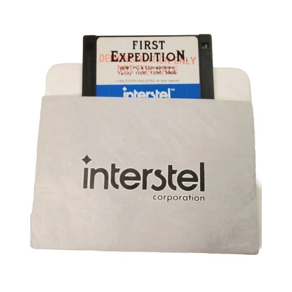 First Expedition by Interstel Corp IBM PC Computer Game With Inserts Floppy Disc - Picture 11 of 12